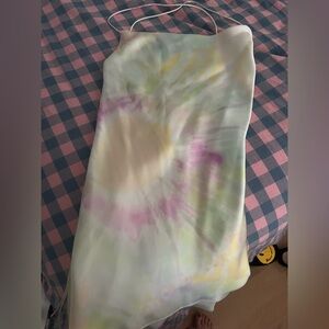 Zara strappy tie dye mini dress